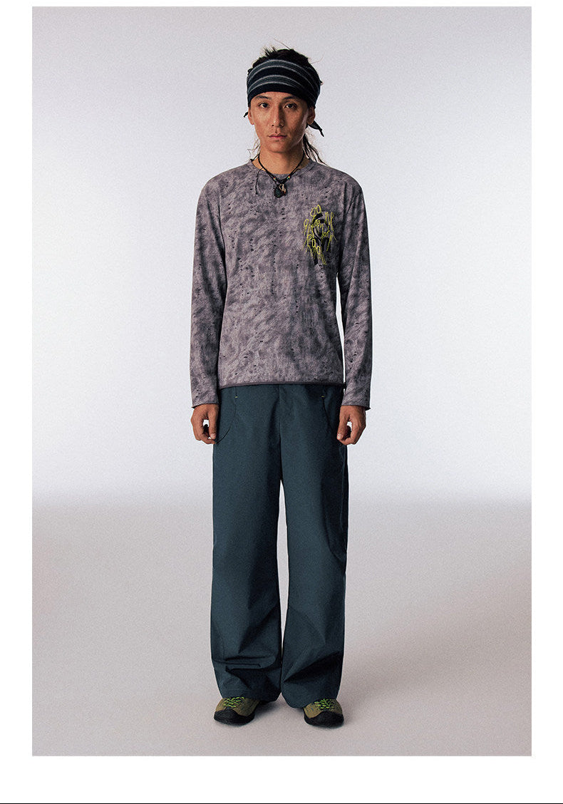 Swirl Pocket Casual Pants