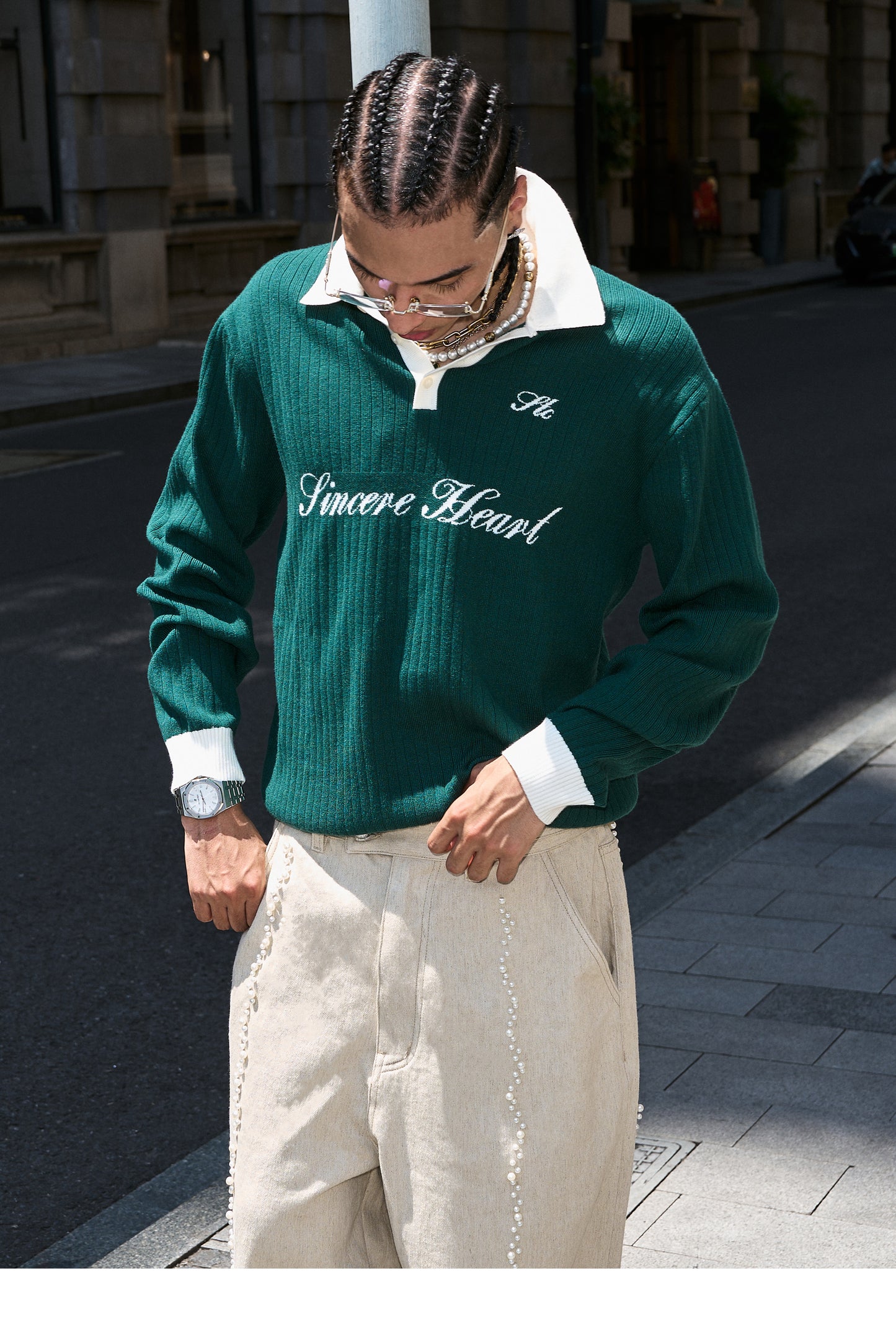 Knit Polo Shirt