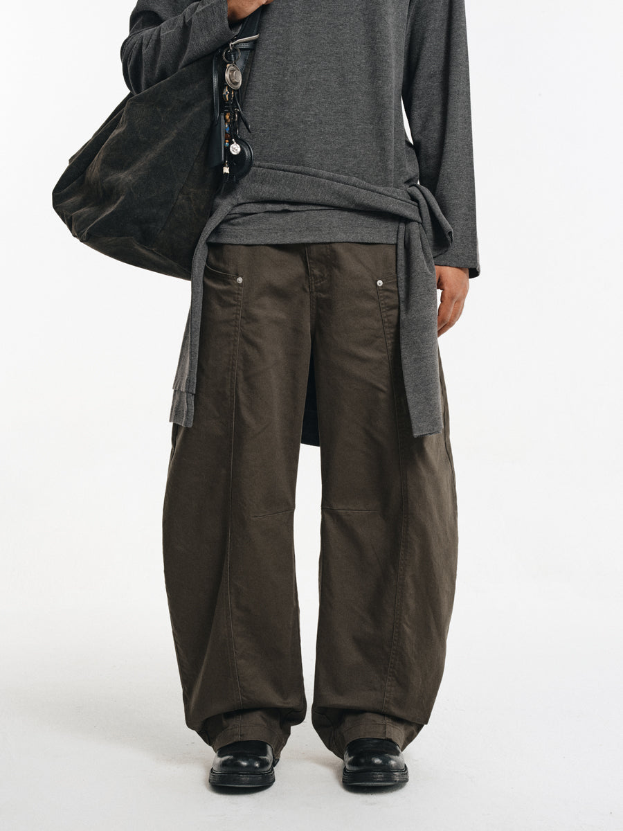 Cotton Rivet Casual Pants