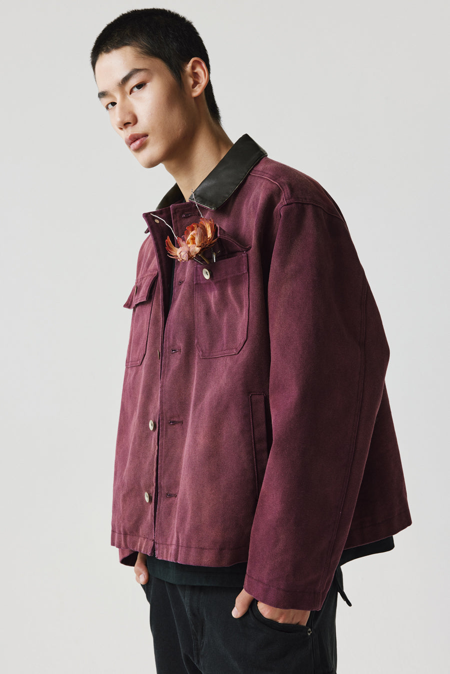 Short A-line jacket