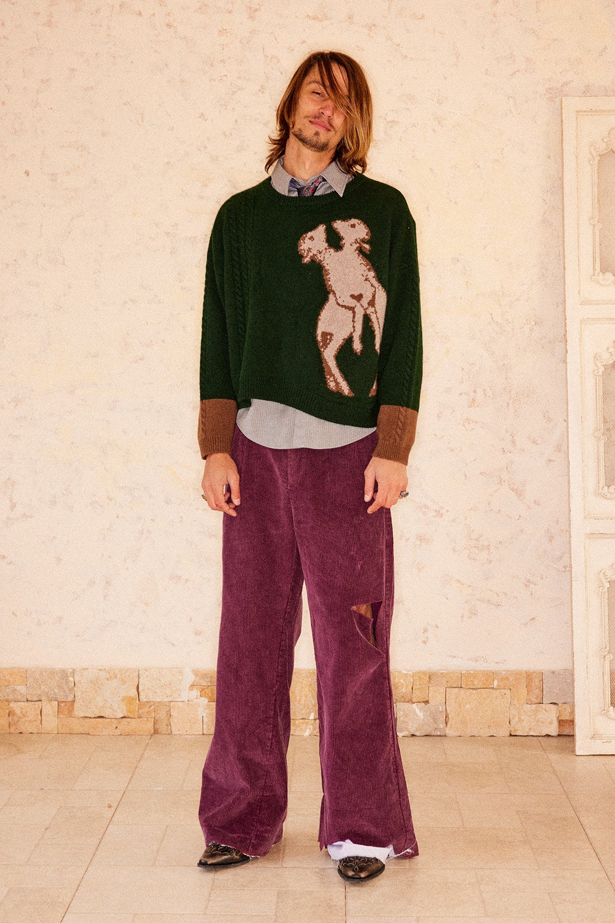 Round Neck Pullover Sweater