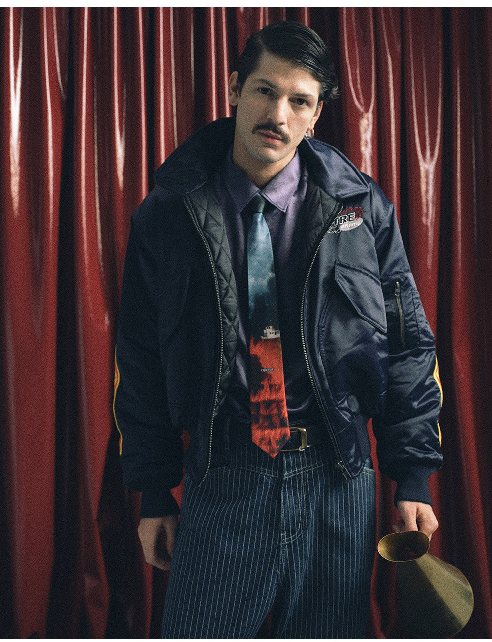 Embroidered Air Force Jacket