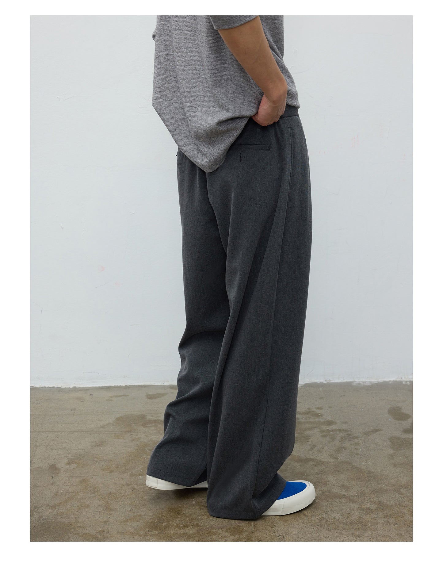 Asymmetrical Casual Pants