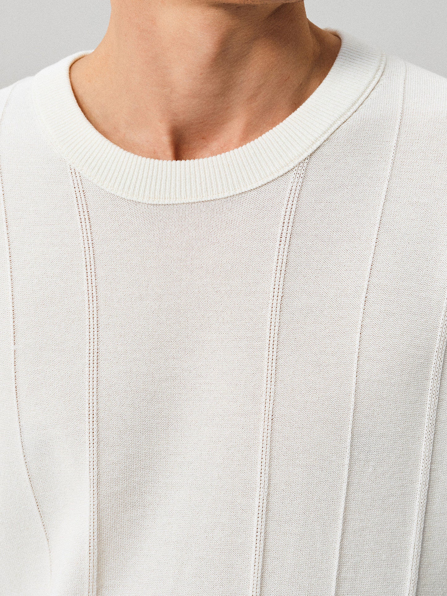 Tencel and Linen Blend Knit Shirt