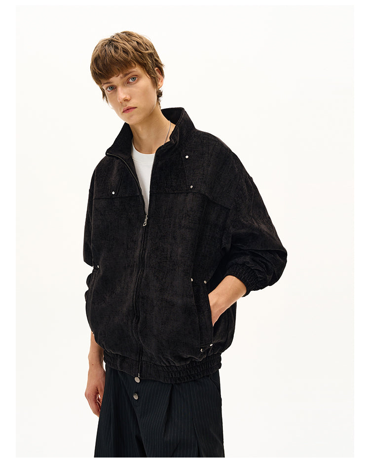 Imitation Suede Jacket