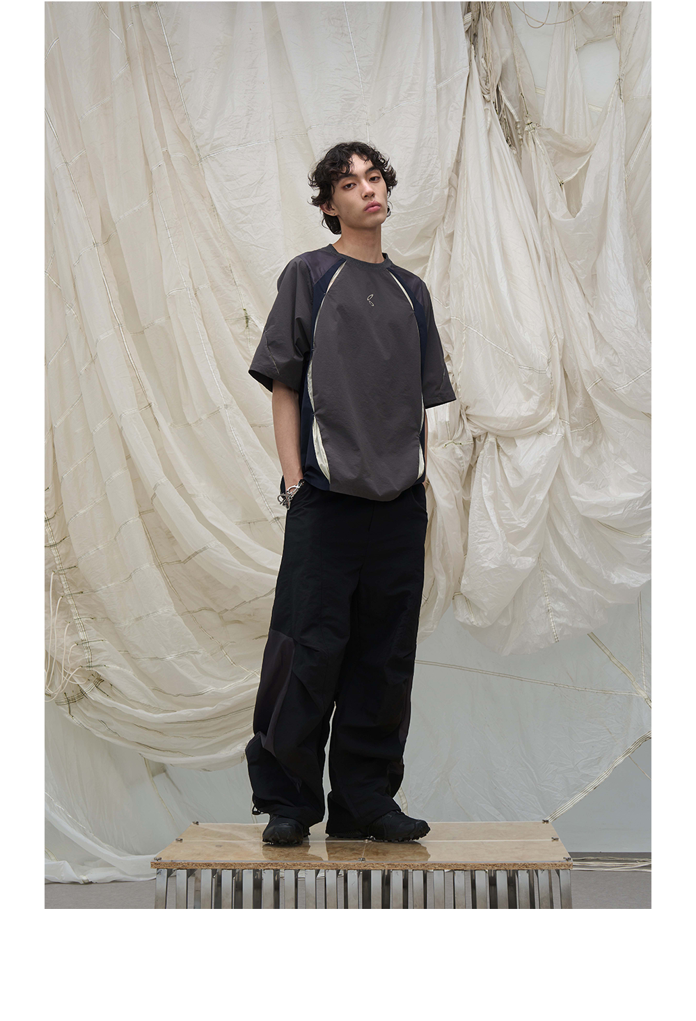 Windproof Deconstructed Casual Pants