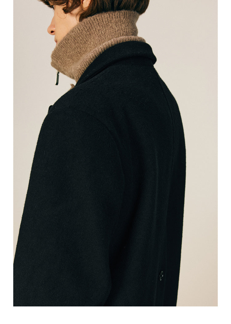 Wool mid-coat