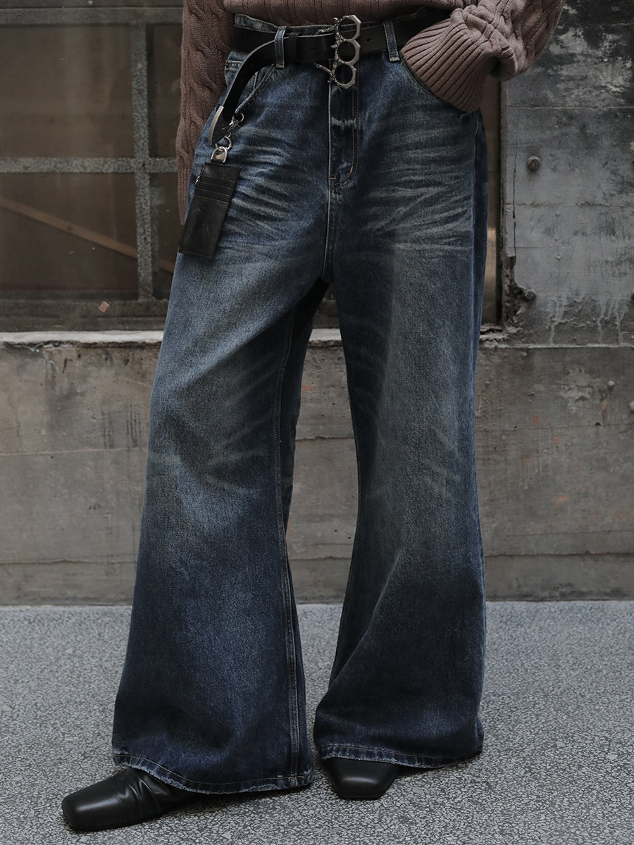 Straight Ripple Jeans