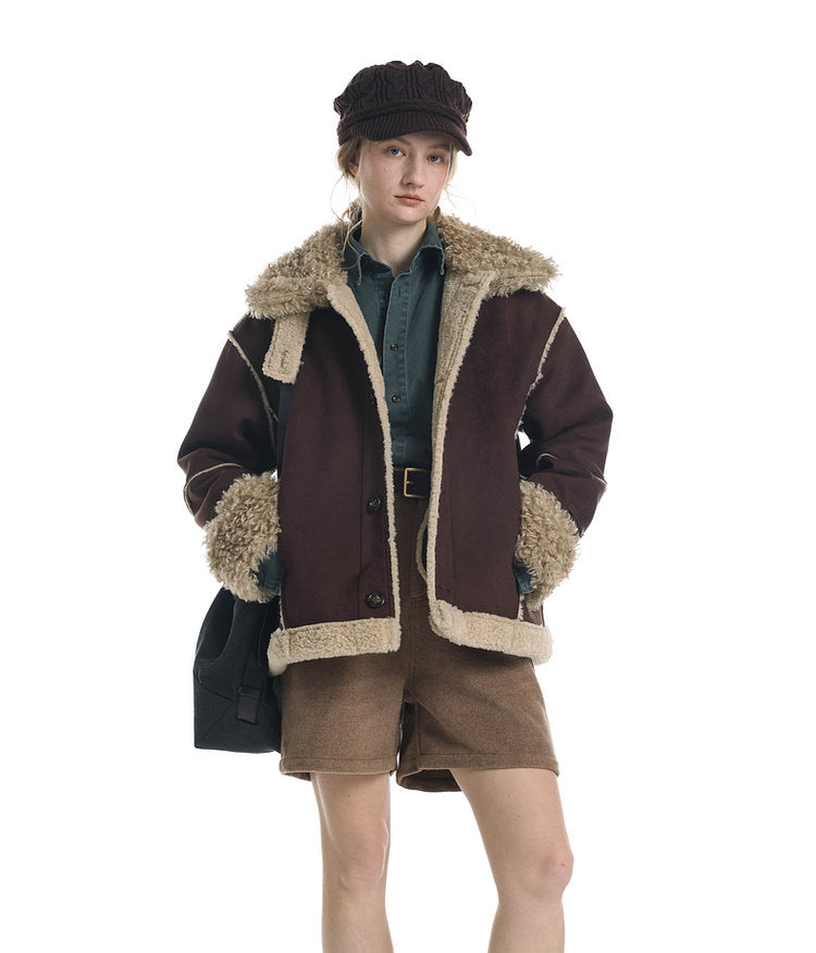 Lambswool Suede Jacket