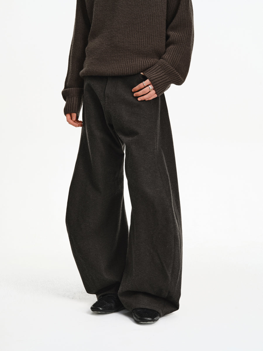 3D Cut Blend Texture Casual Pants