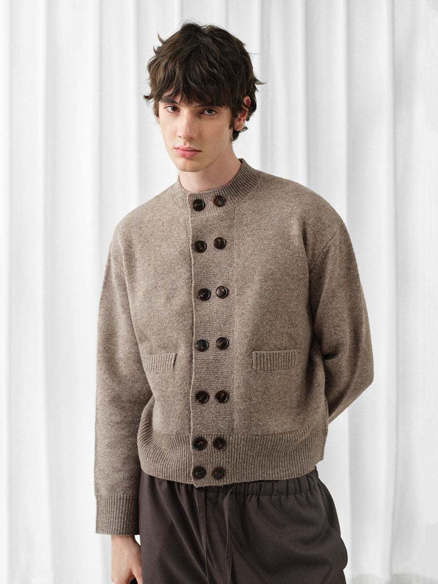 Double-breasted cardigan
