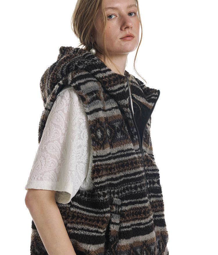 Fleece Hooded Vest