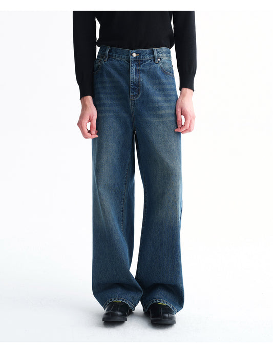 Basic Retro Loose Jeans