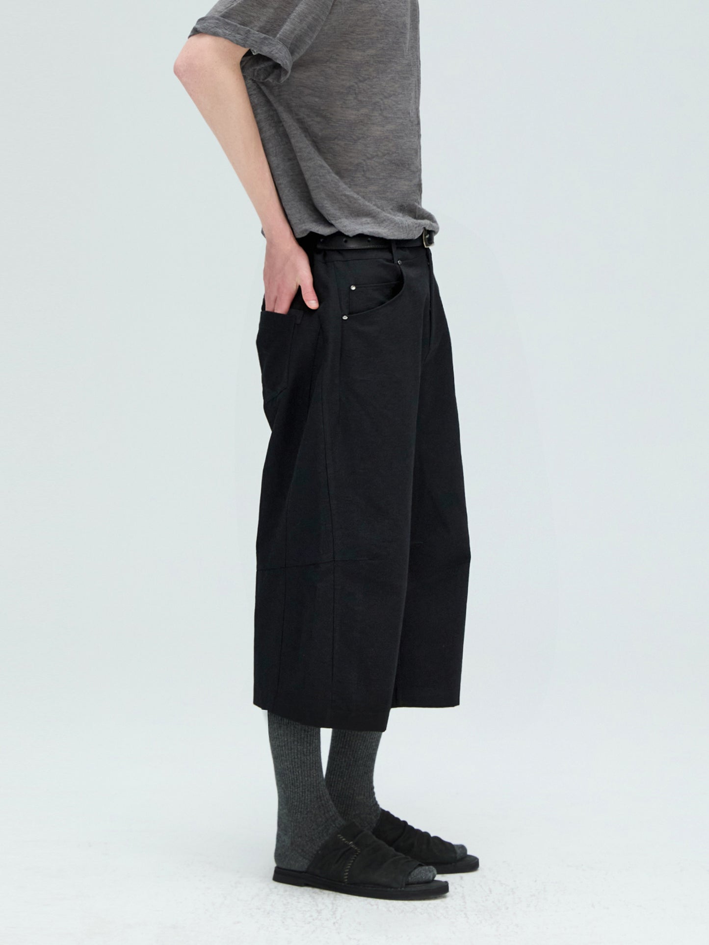 Casual Straight-Leg Stretch Shorts