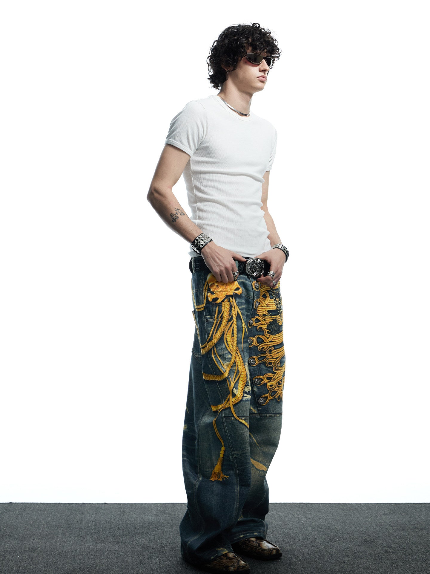 3D-Printed Design-Inspired Baggy Jeans