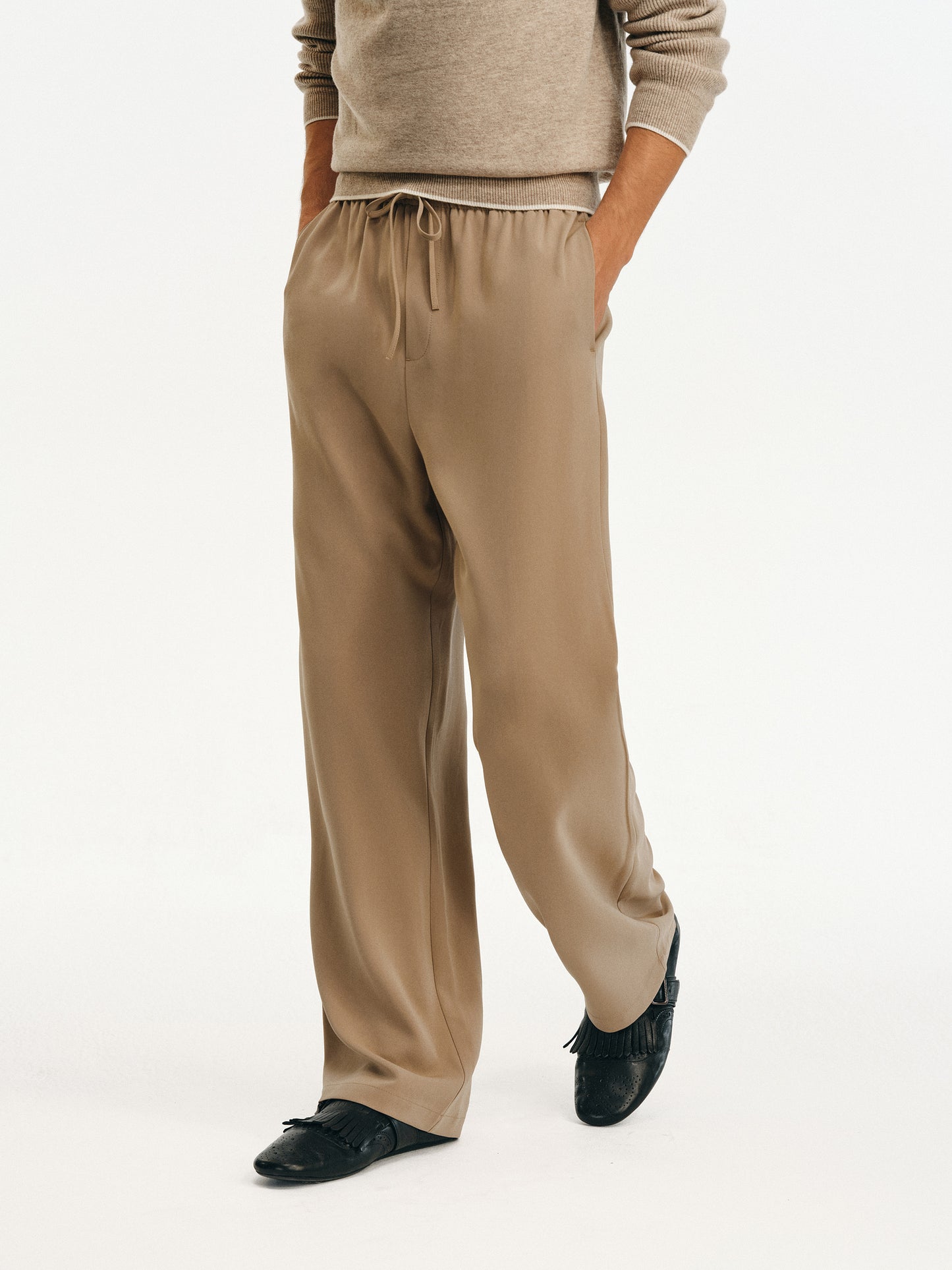 Drawstring Casual Pants