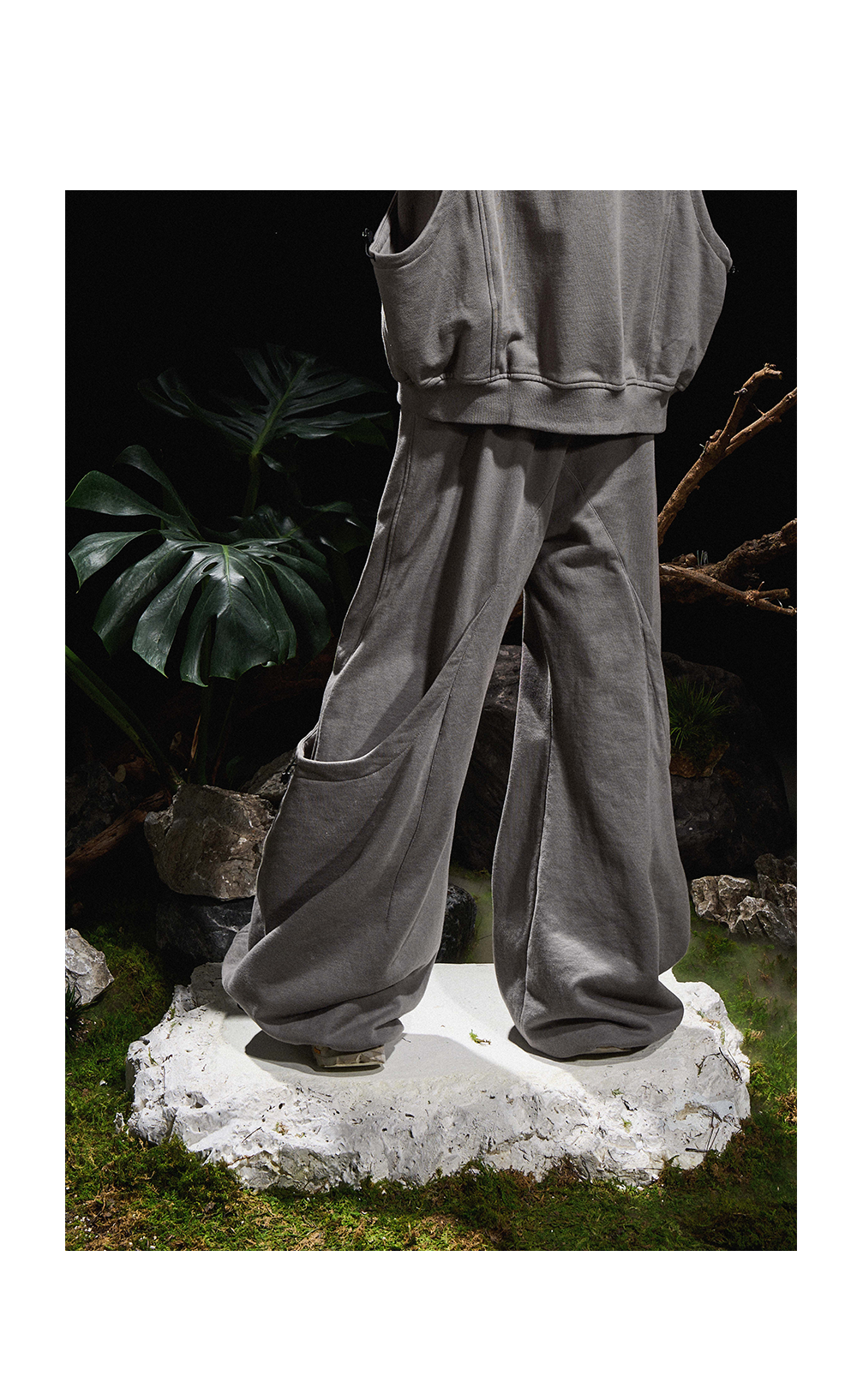 Drawstring Structure Casual Sweatpants