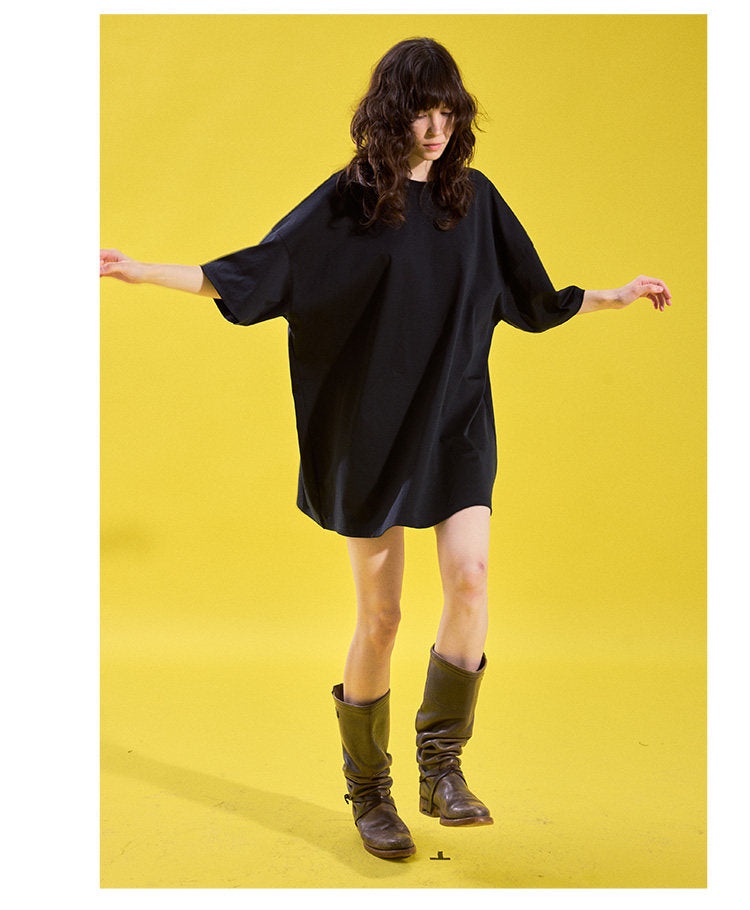 100% Cotton Extra-Long Oversized T-Shirt
