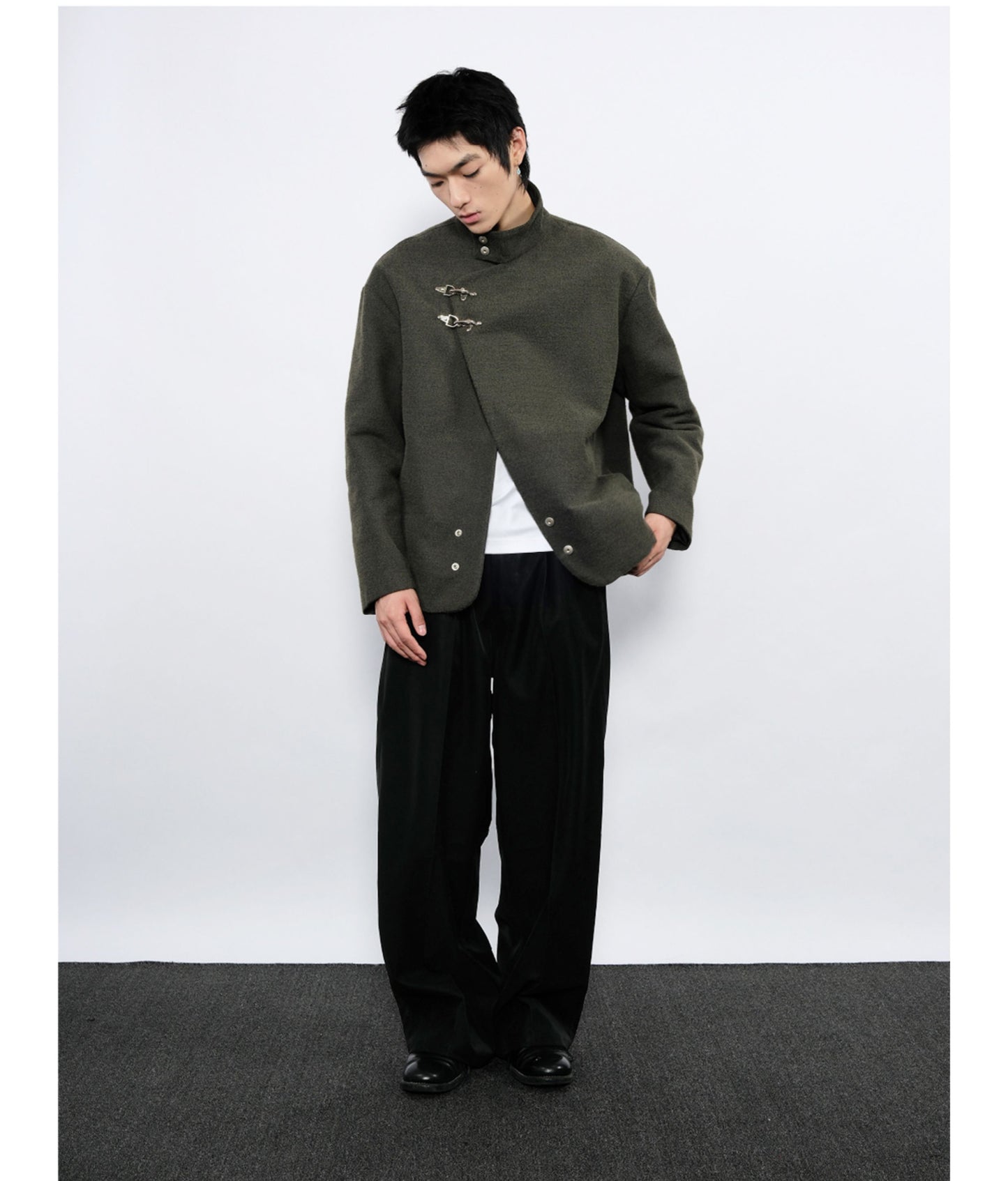 Leather Workwear Casual Pants