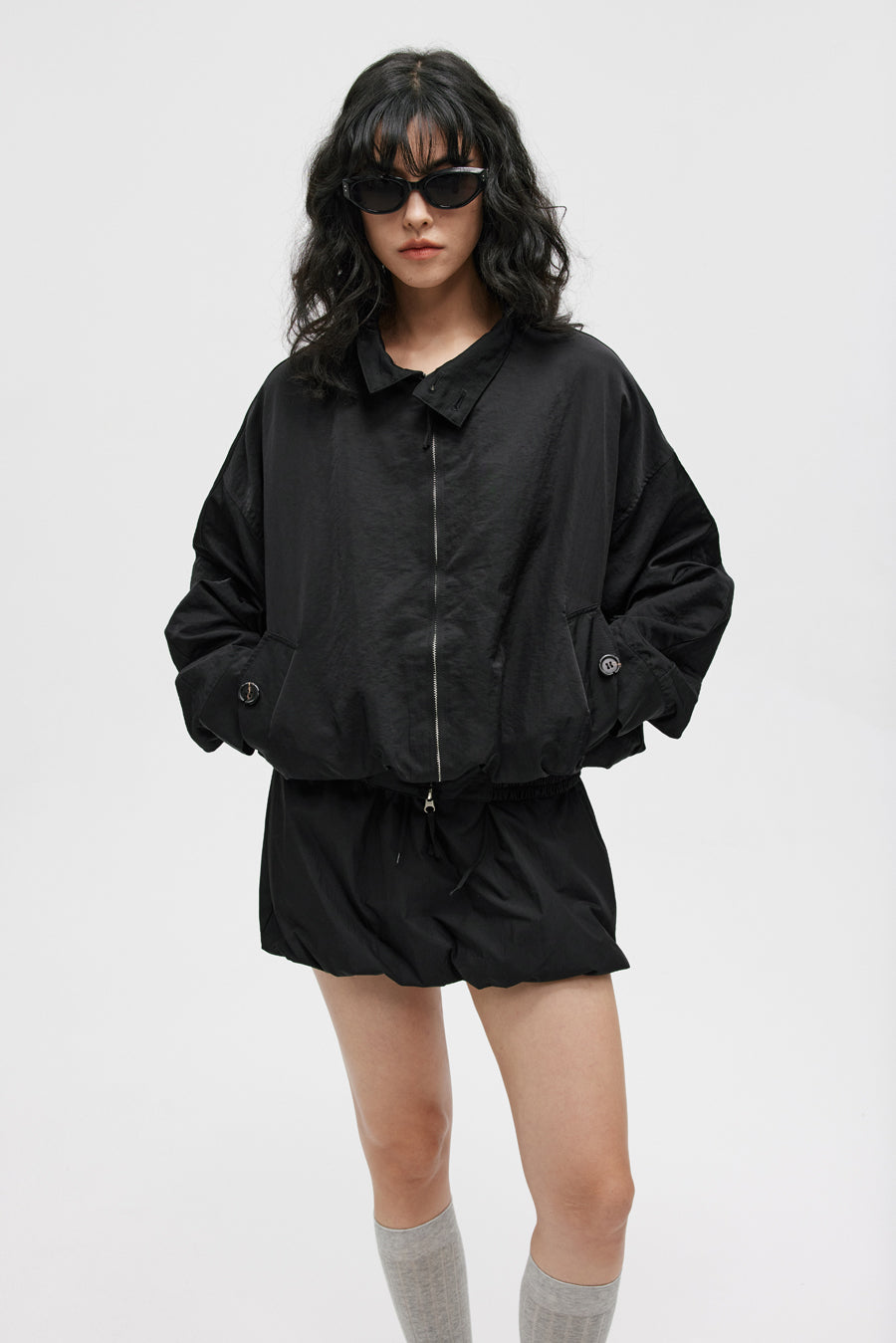 Nylon Harrington Jacket