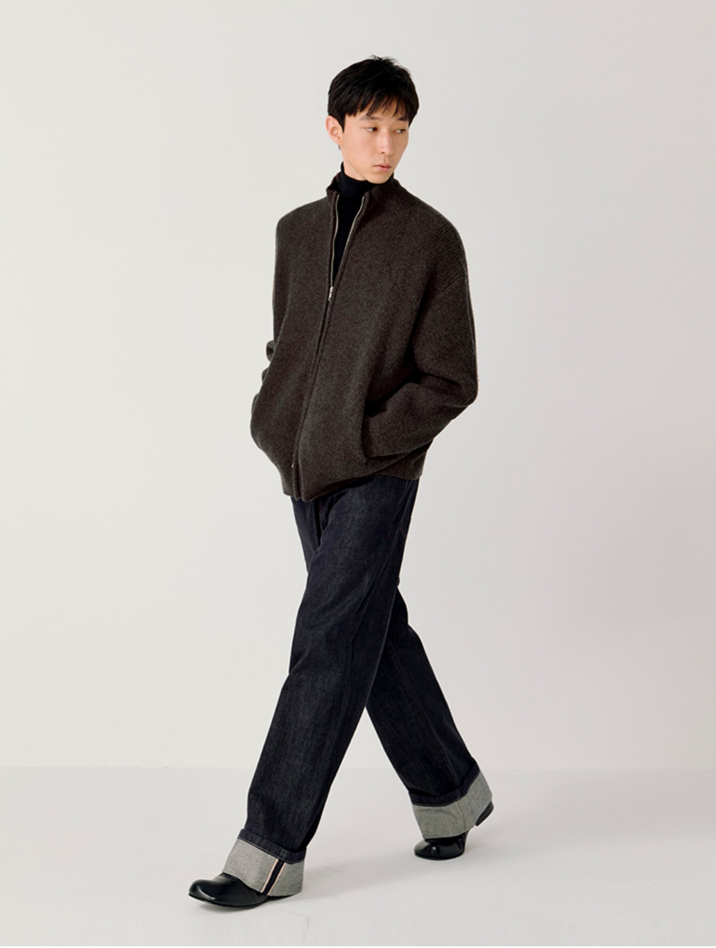 Double Zipper Cardigan