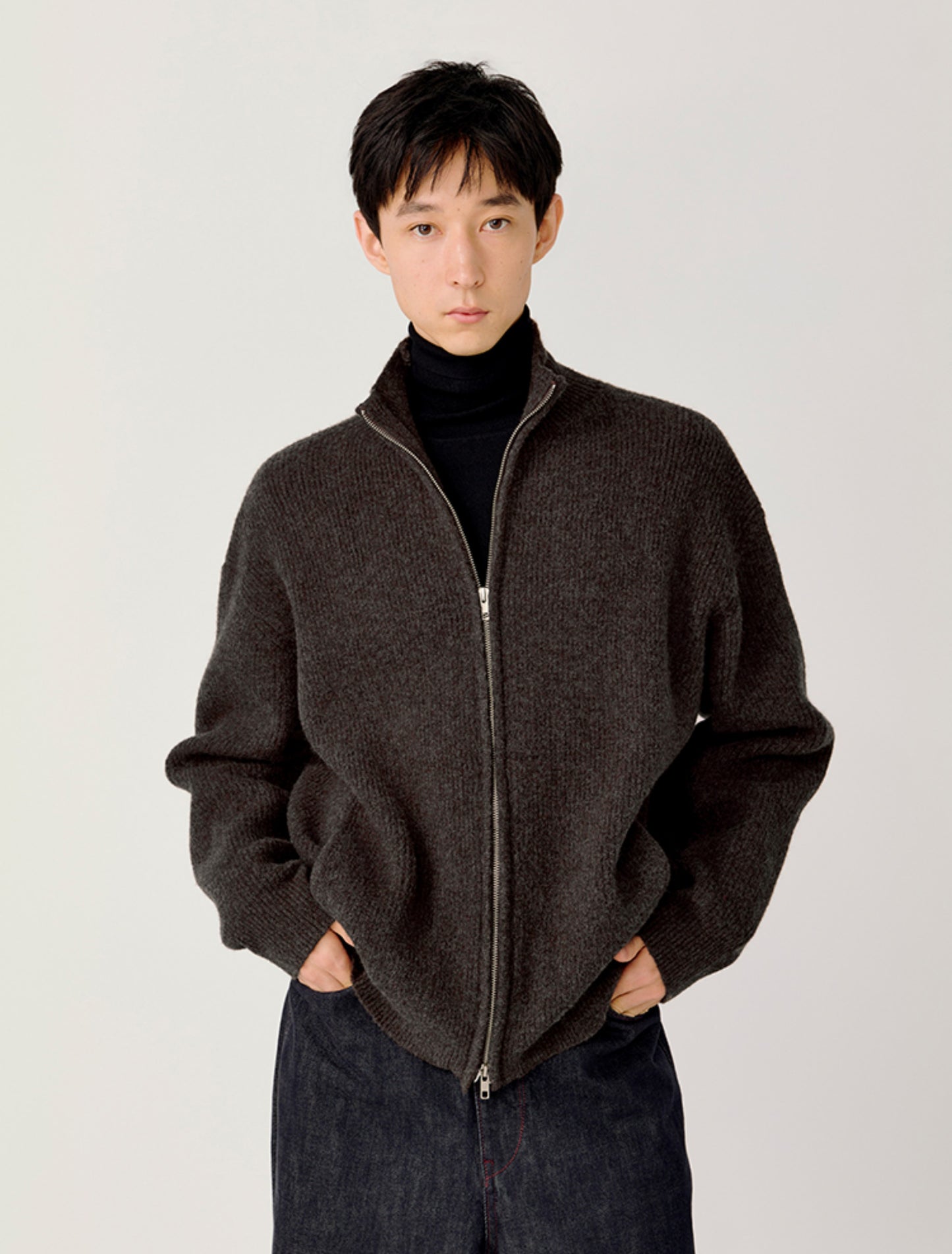 Double Zipper Cardigan