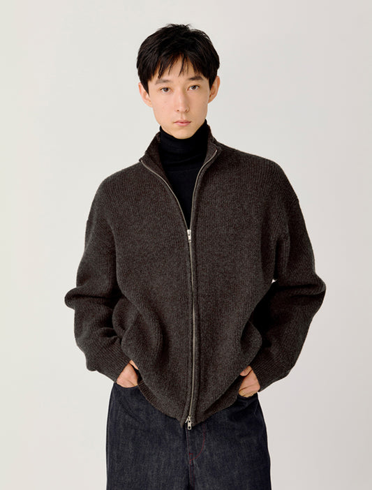 Double Zipper Cardigan