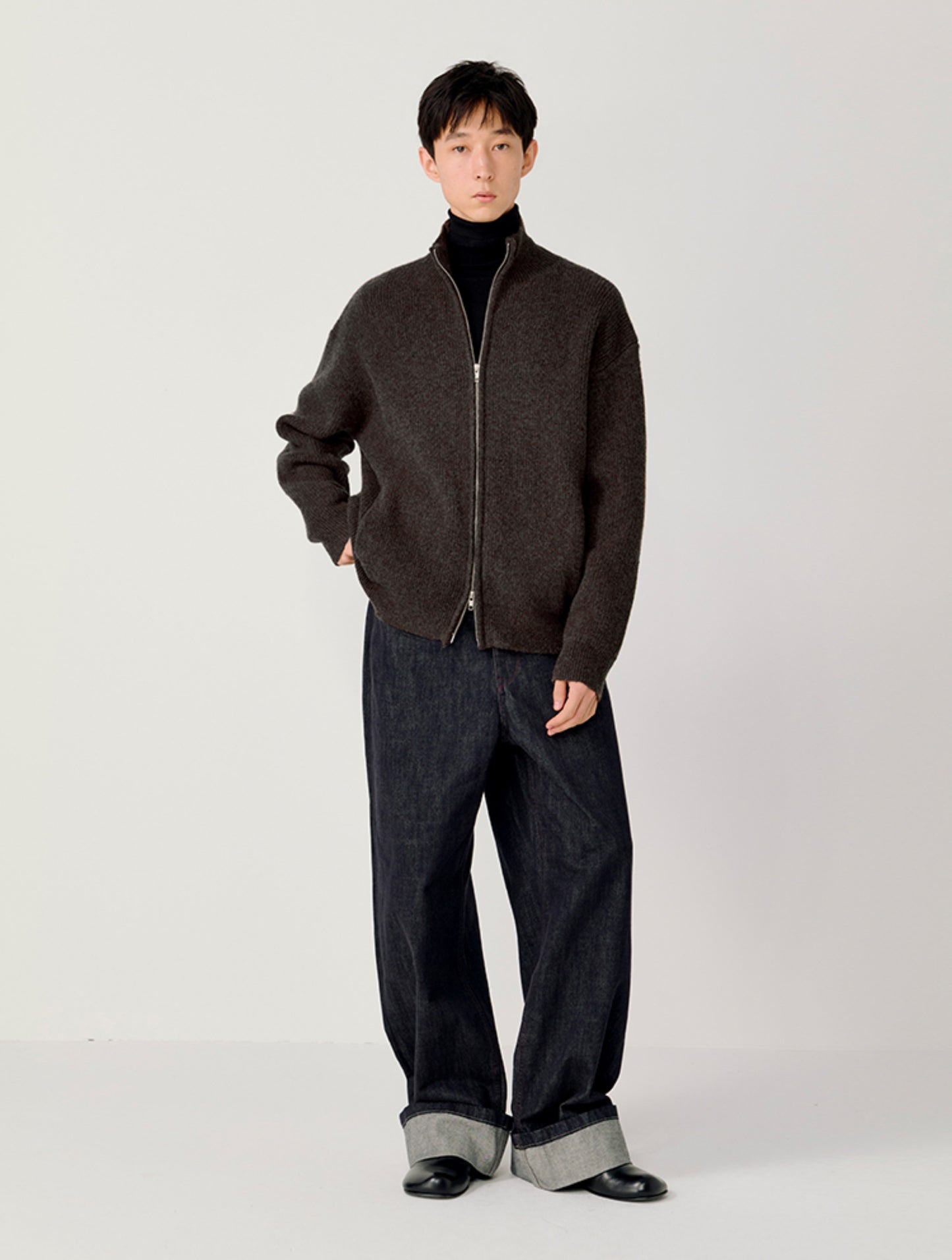 Double Zipper Cardigan