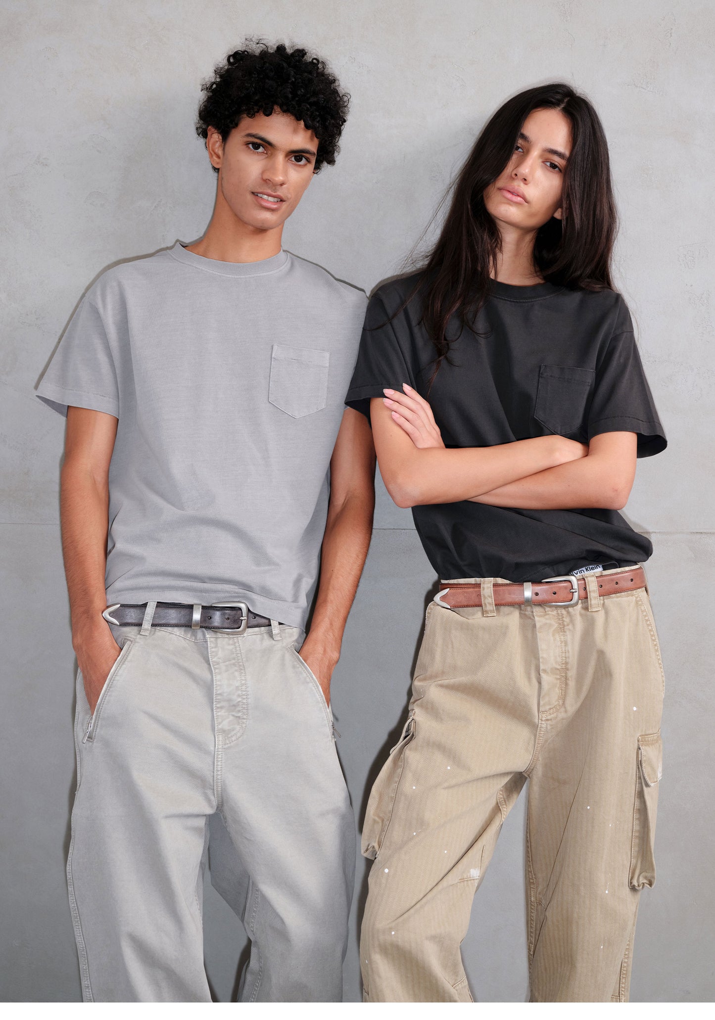 Vintage-Style Fitted T-Shirt