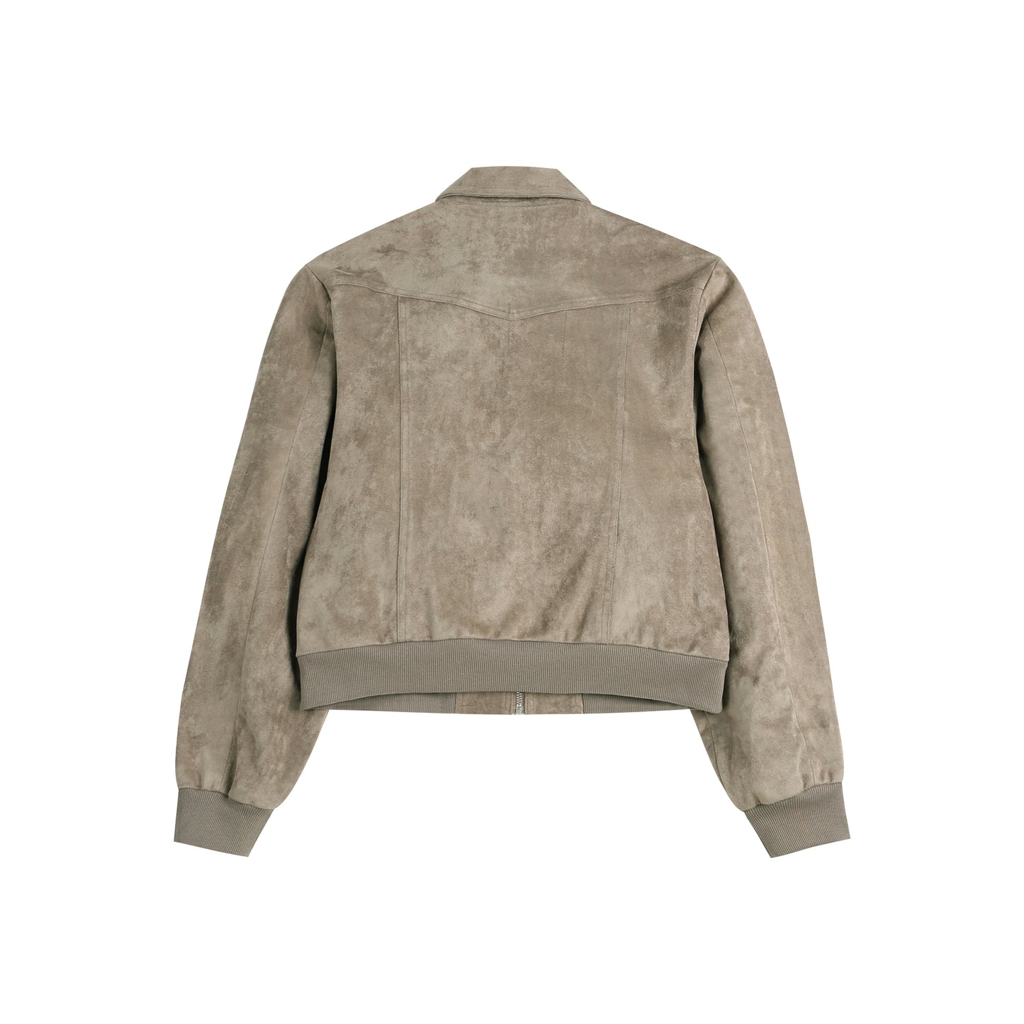 Suede multi-pocket jacket
