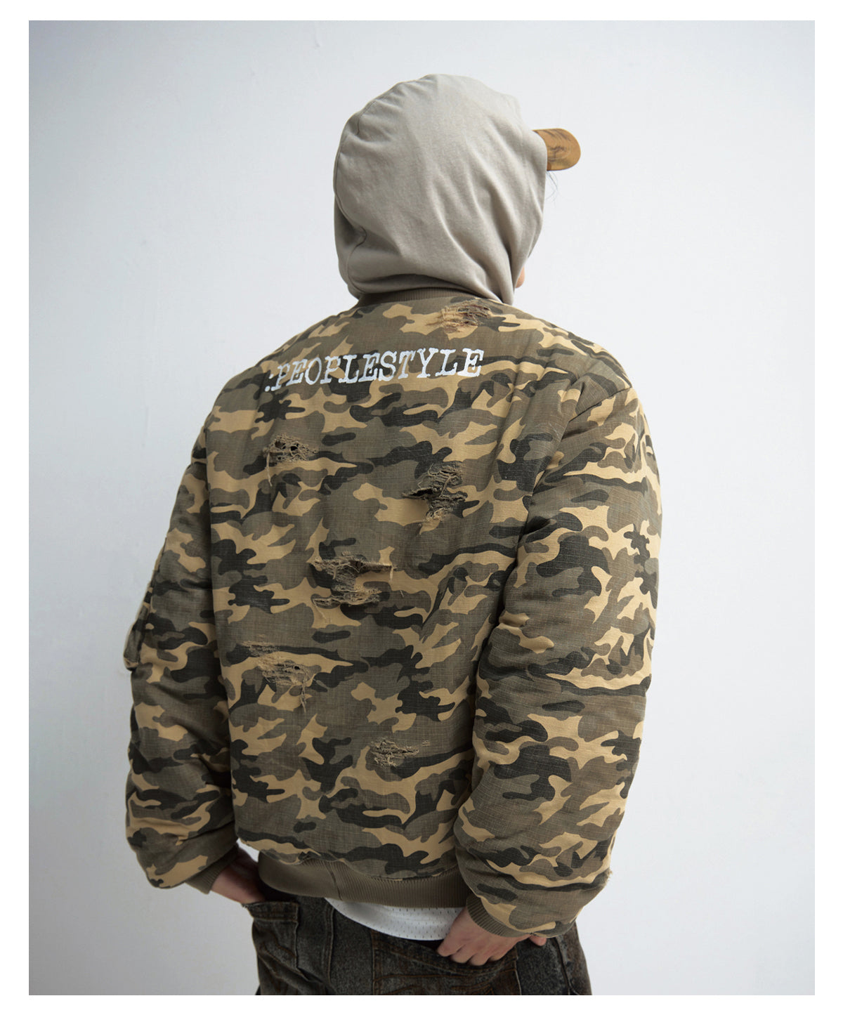 Camouflage thick cotton jacket