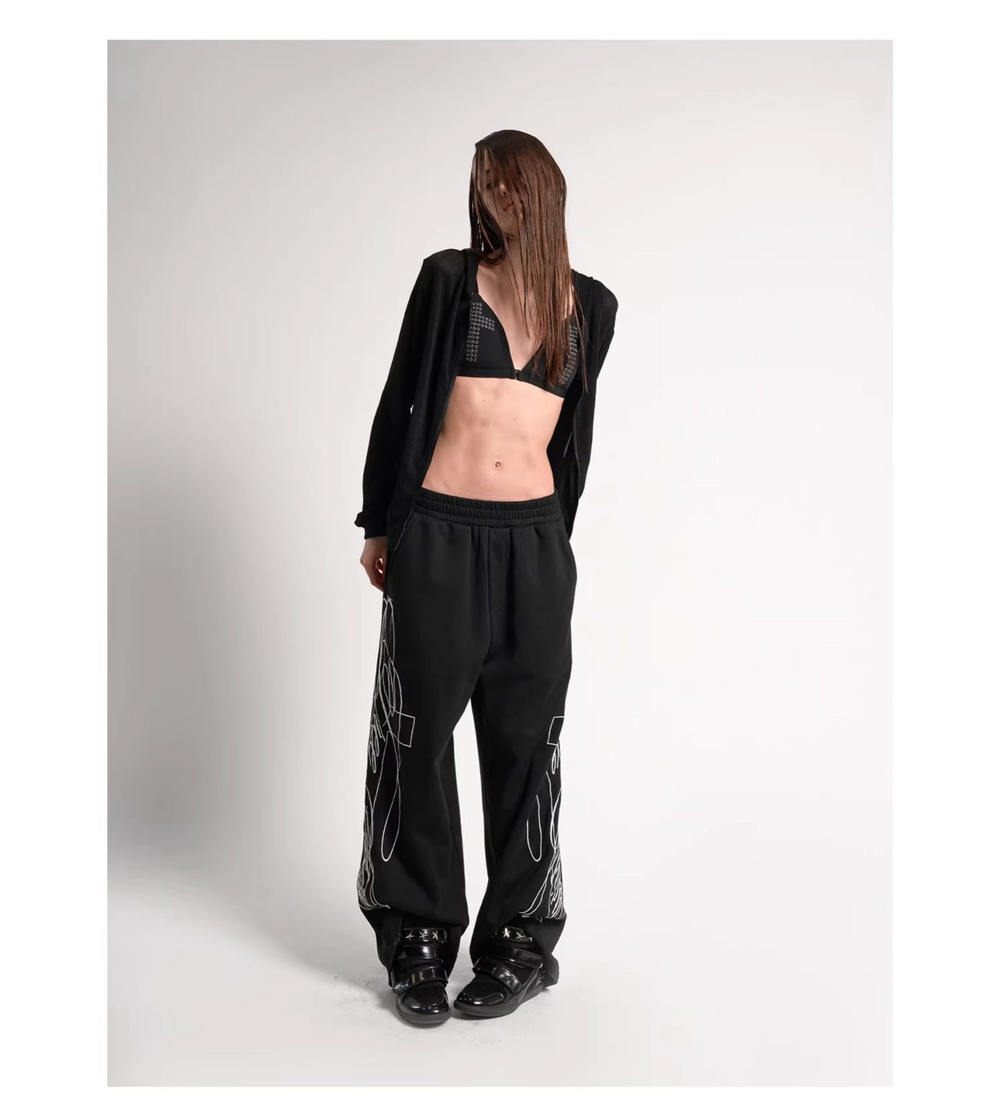 Cross-Stitch Sweatpants