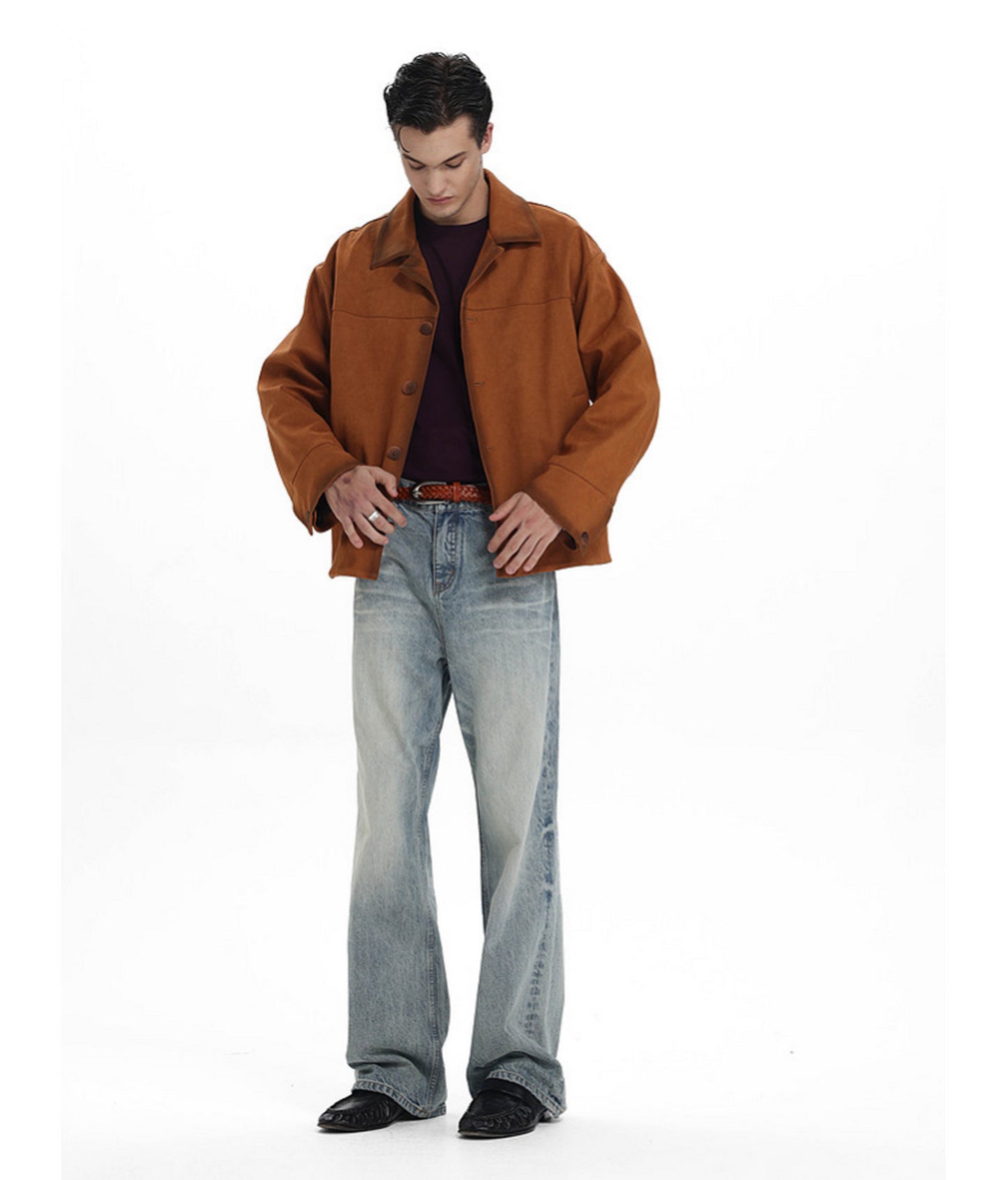 Vintage Heavy-Duty Honeycomb Denim Pants