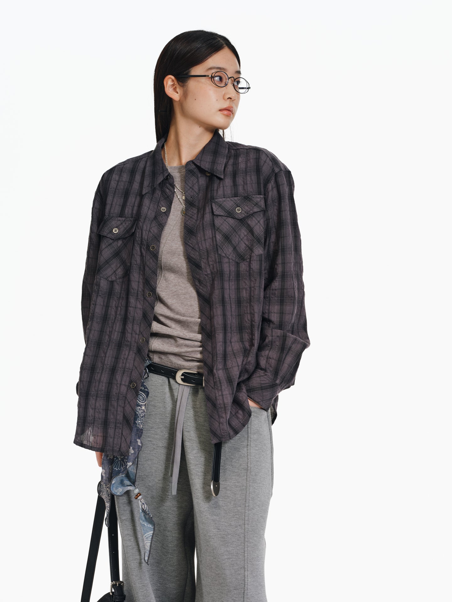 Seersucker Patch Pocket Shirt