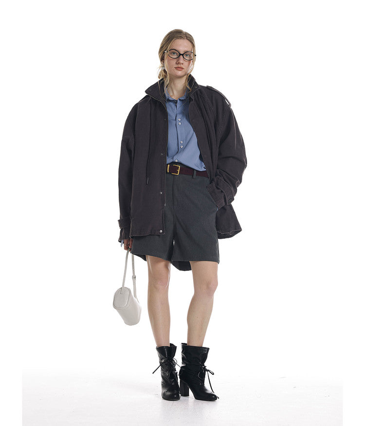 Distressed Oversized Jacket