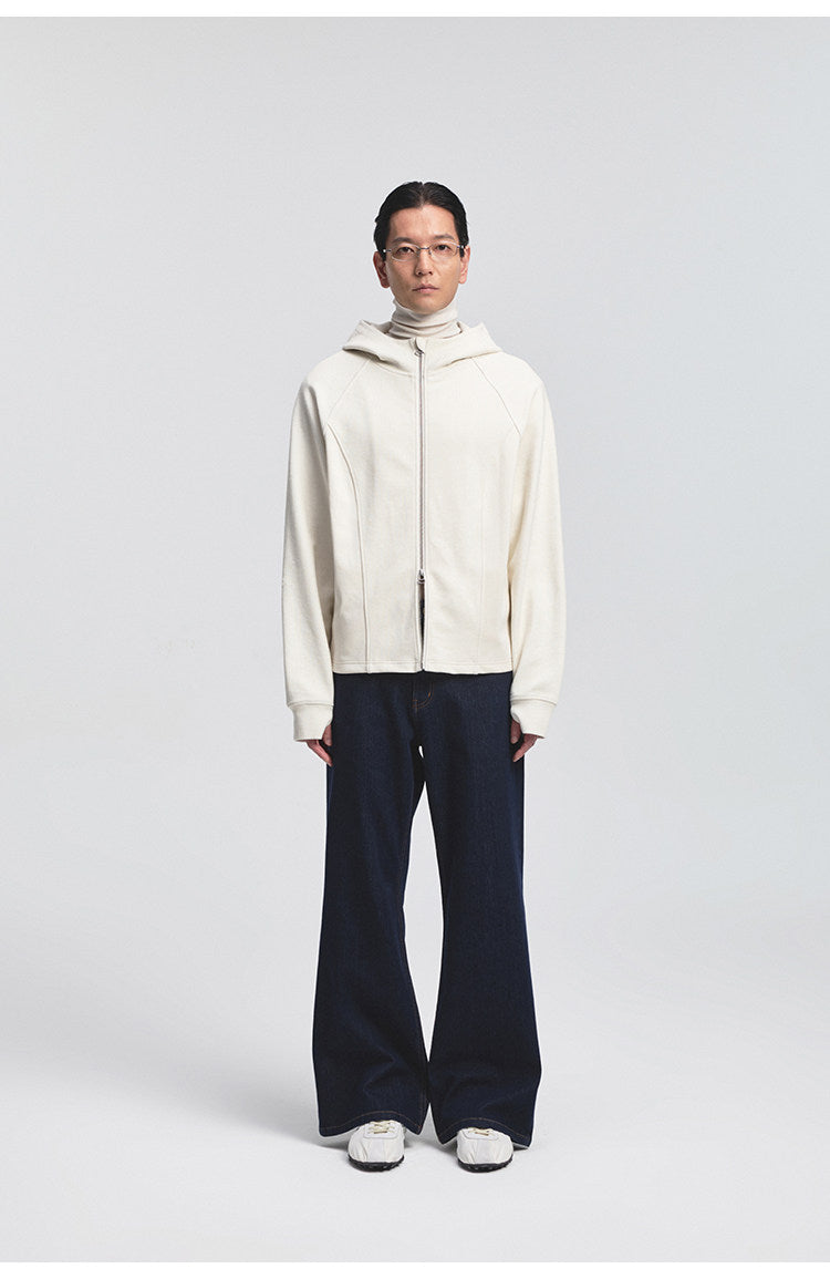 Raglan Sleeve Hooded Sweatshirt