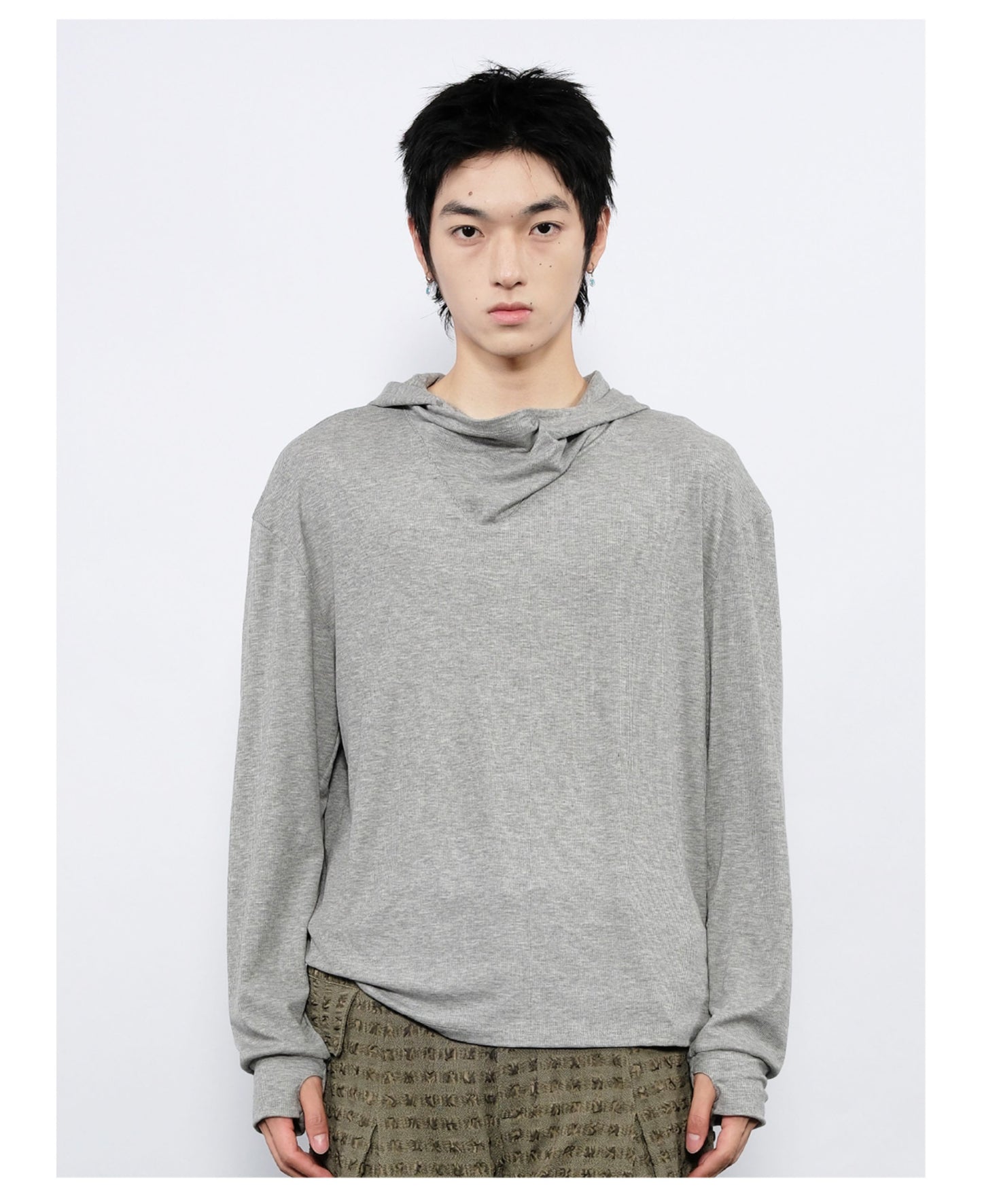 Halter Neck Hooded T-Shirt