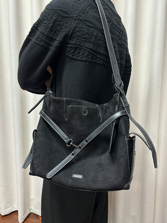 Suede Shoulder Bag