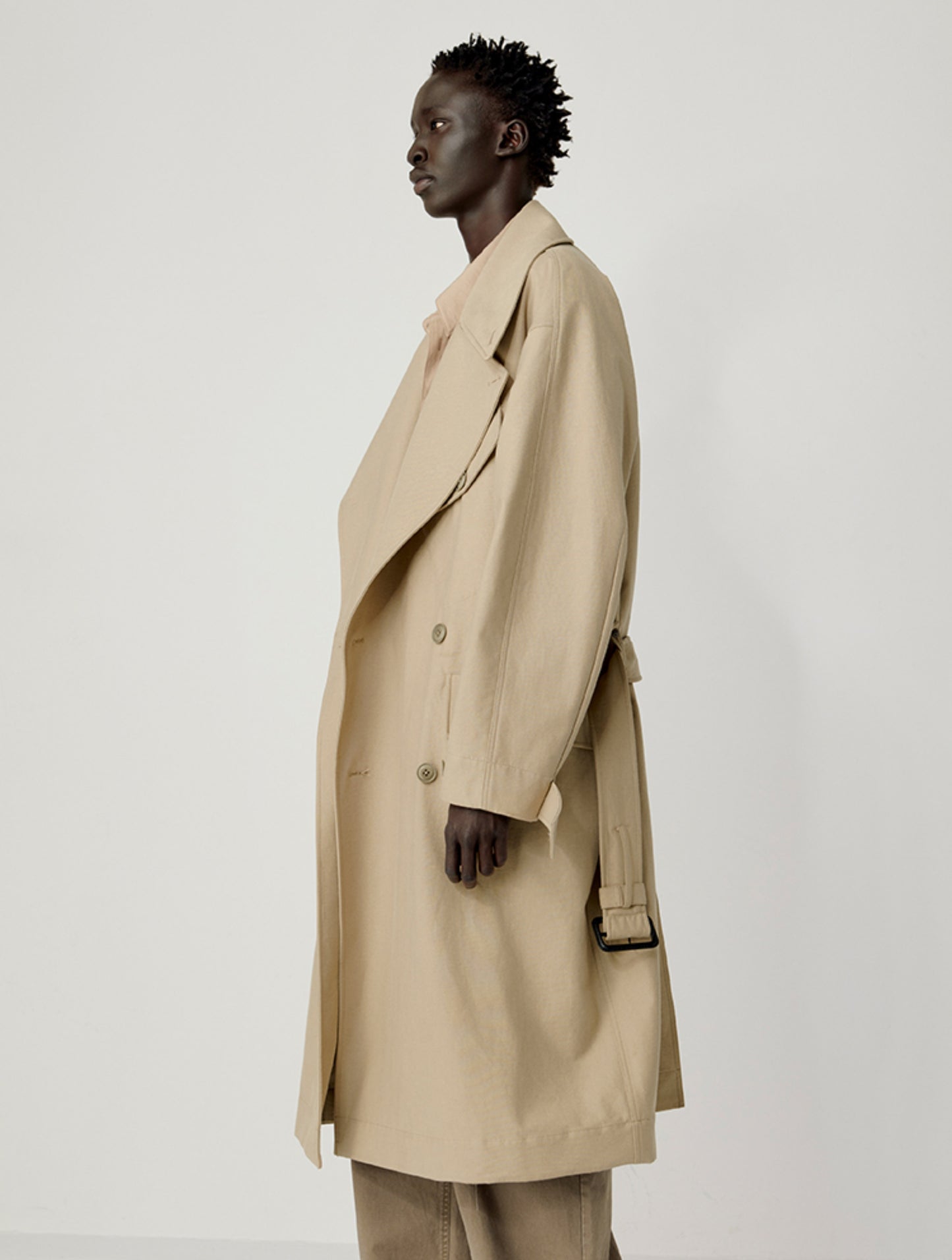 Oversized trench coat