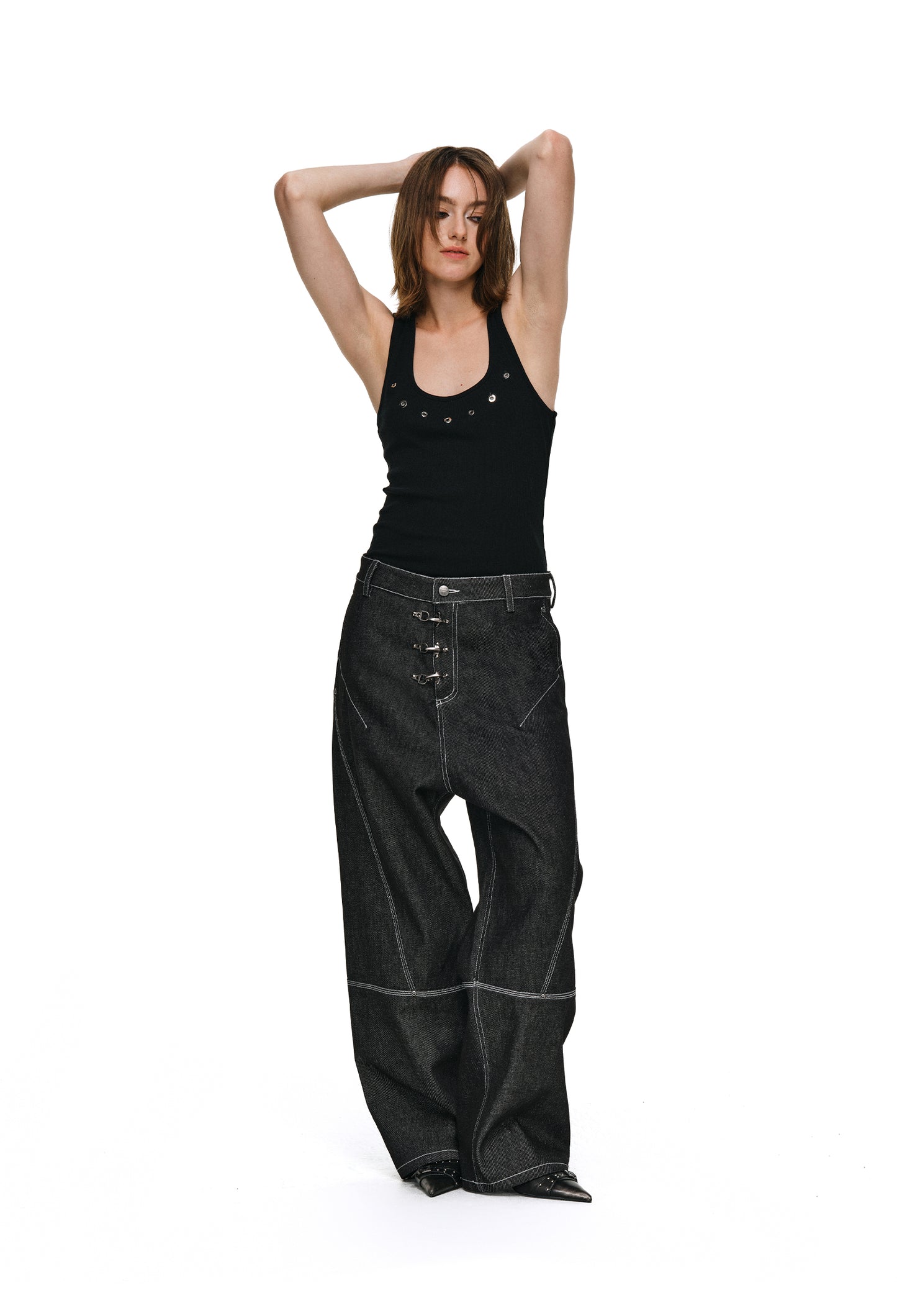 Aircraft Button Original Denim Pants