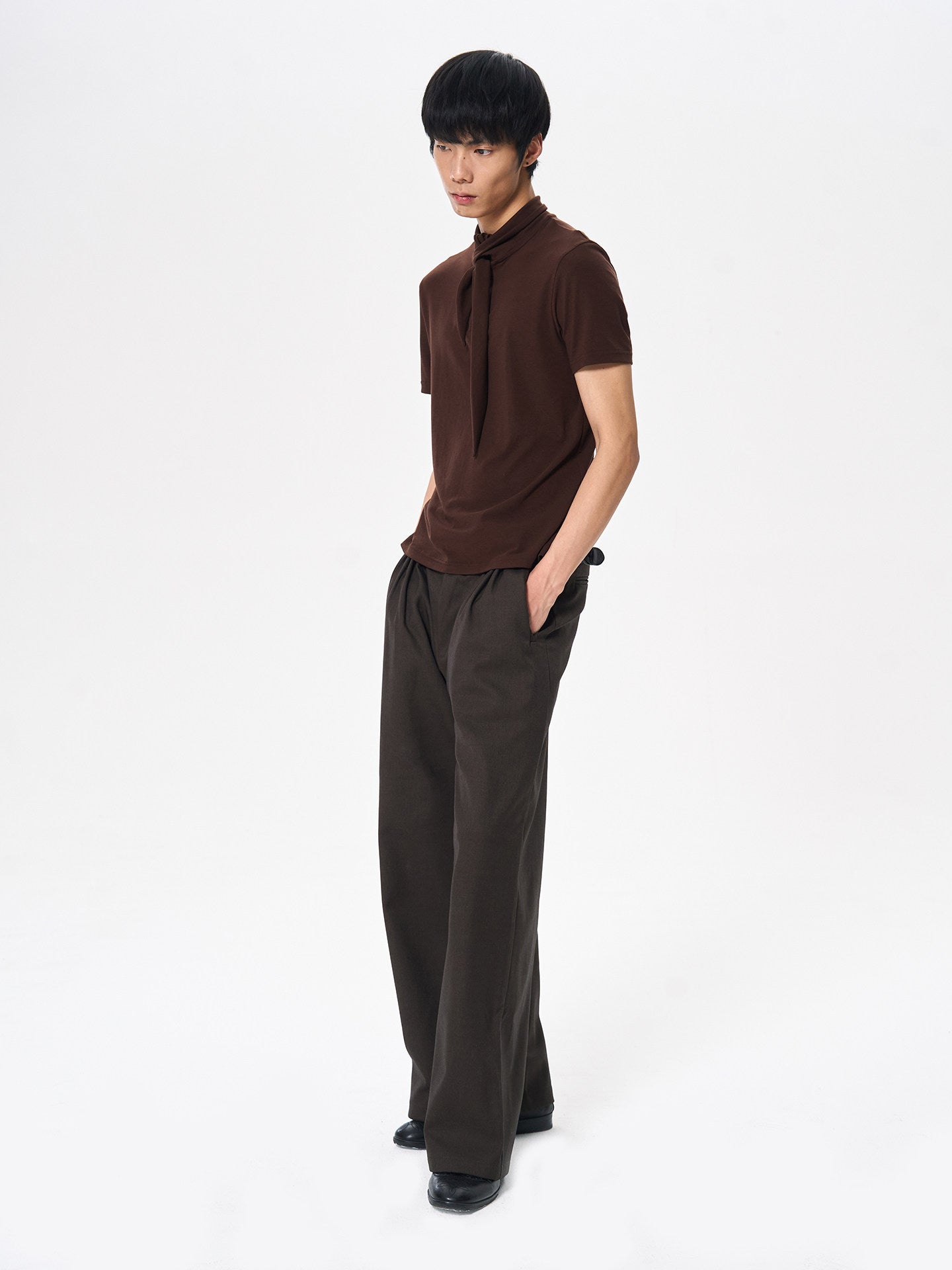 T-shirt with Holiday Scarf