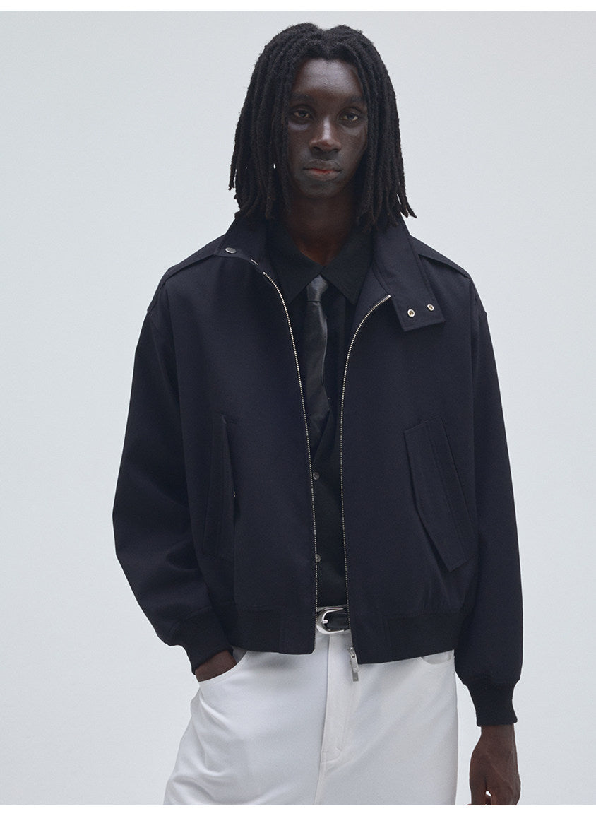 Double-Pocket Classic Harrington Jacket