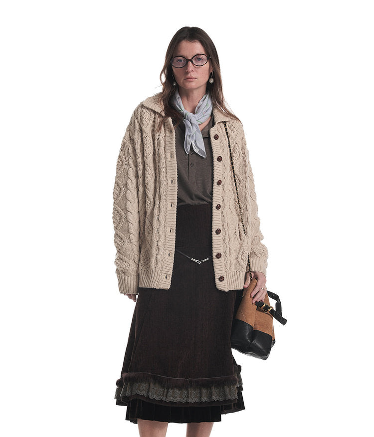 Thick Handmade Chunky Knit Cardigan