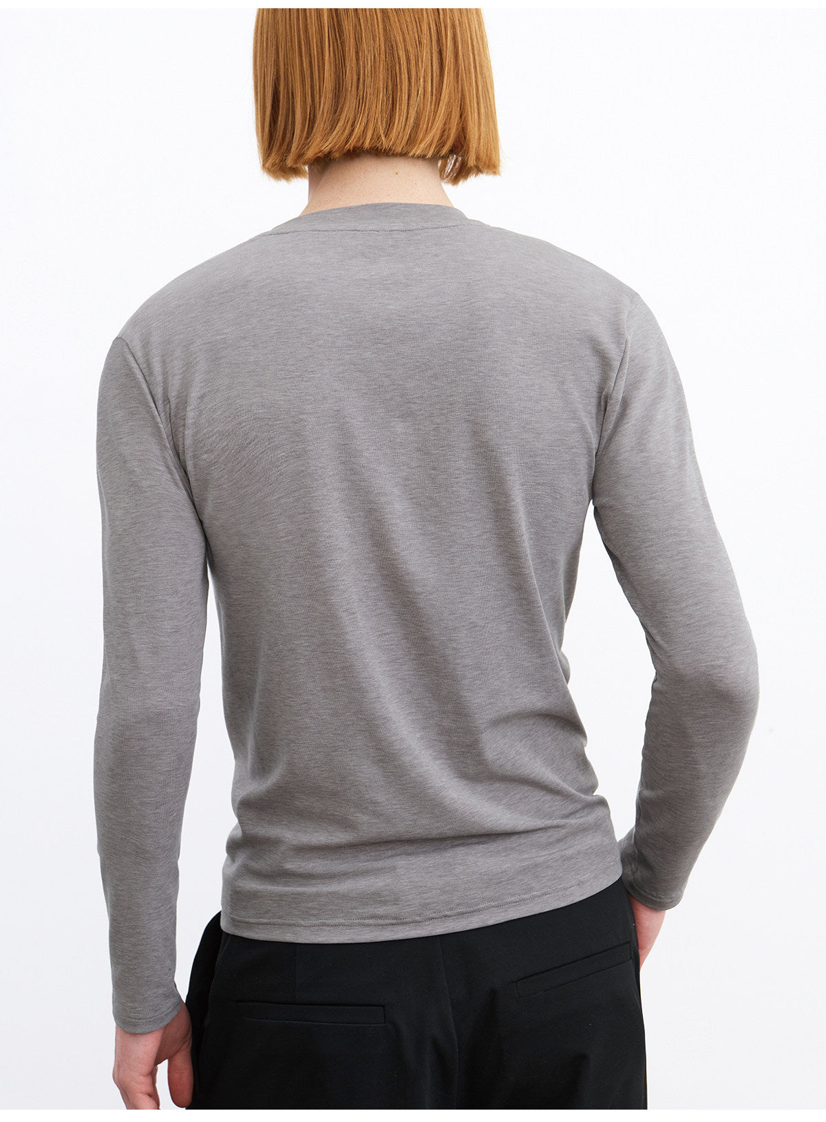 Multicolor Slim-Fit Henley T-Shirt