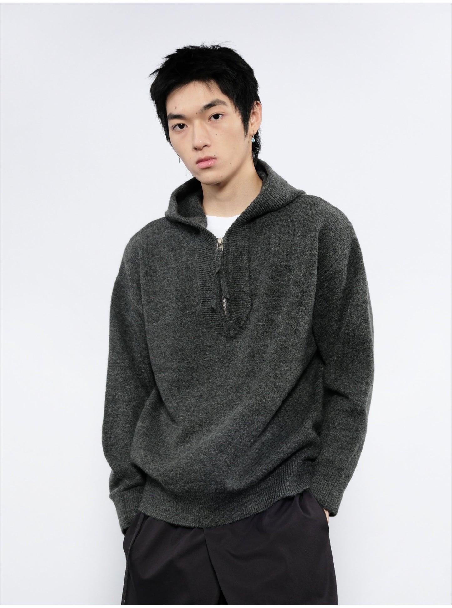 Hooded Pullover Sweater