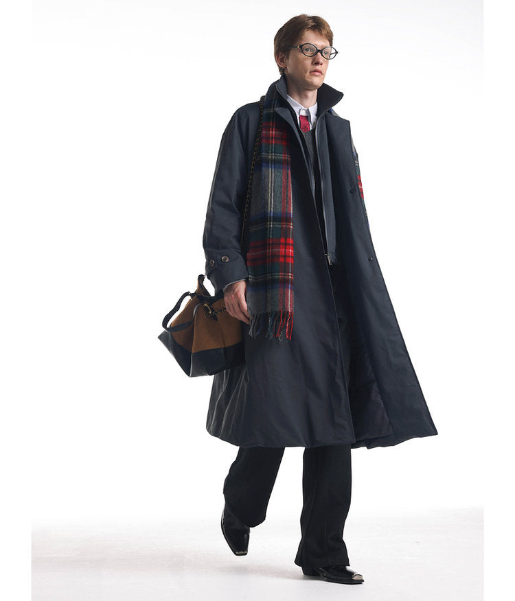 Faux Two-Piece Windproof Coat