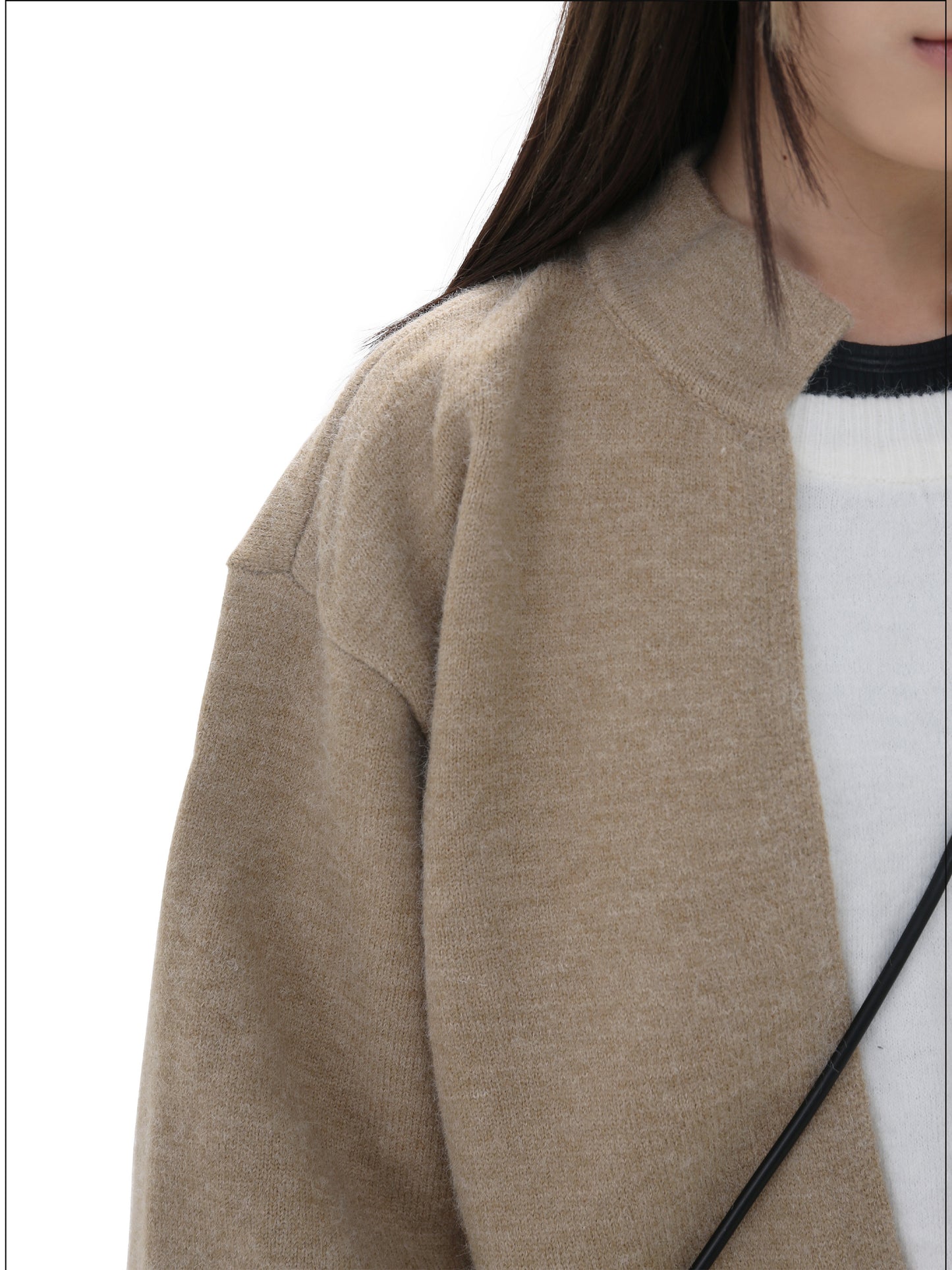 Patchwork V-Neck Sweater