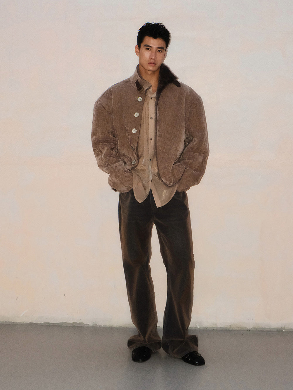 Unisex Belted Casual Jacket