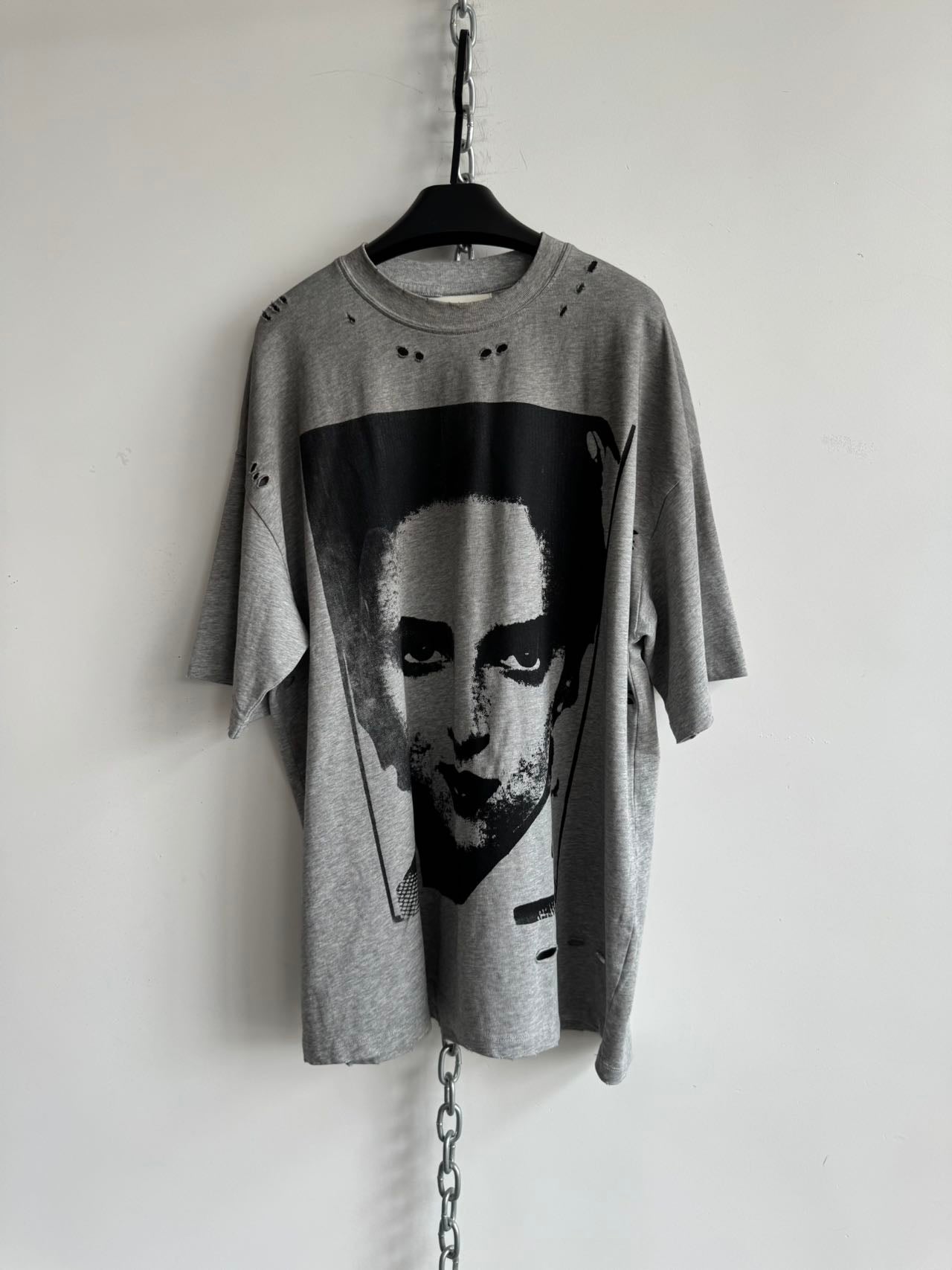 Spray Dye Hole Short Sleeve T-Shirt