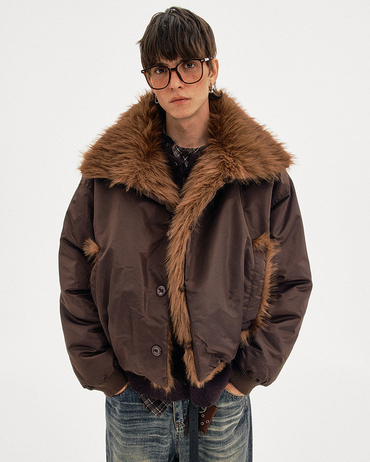 Mountain Carving Cotton Jacket